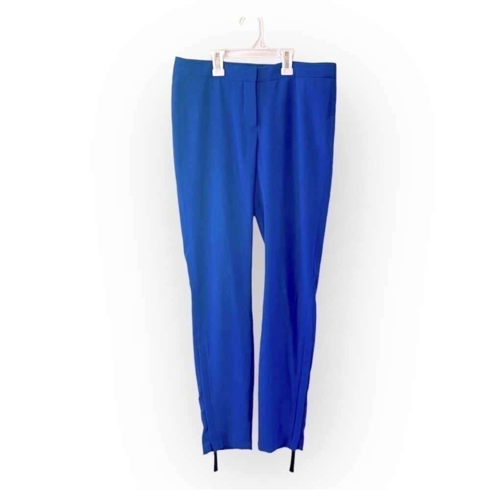 Aritzia T.BABATON Skinny Trouser Pant Royal Blue Size 4